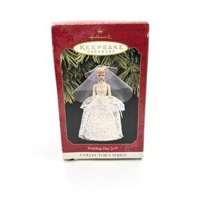 Hallmark‎ Keepsake Ornament Wedding Day Barbie 1997 Vintage NEW